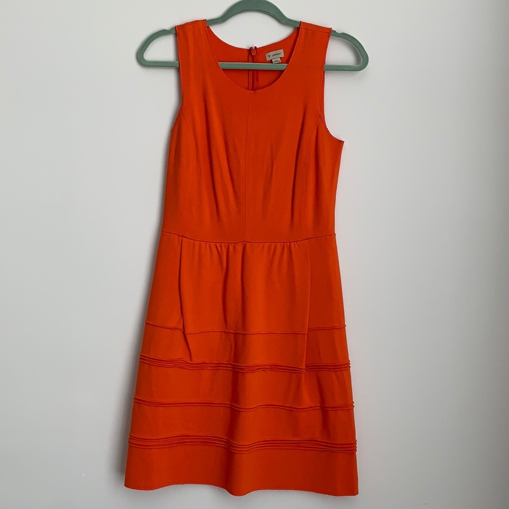Game day orange dress